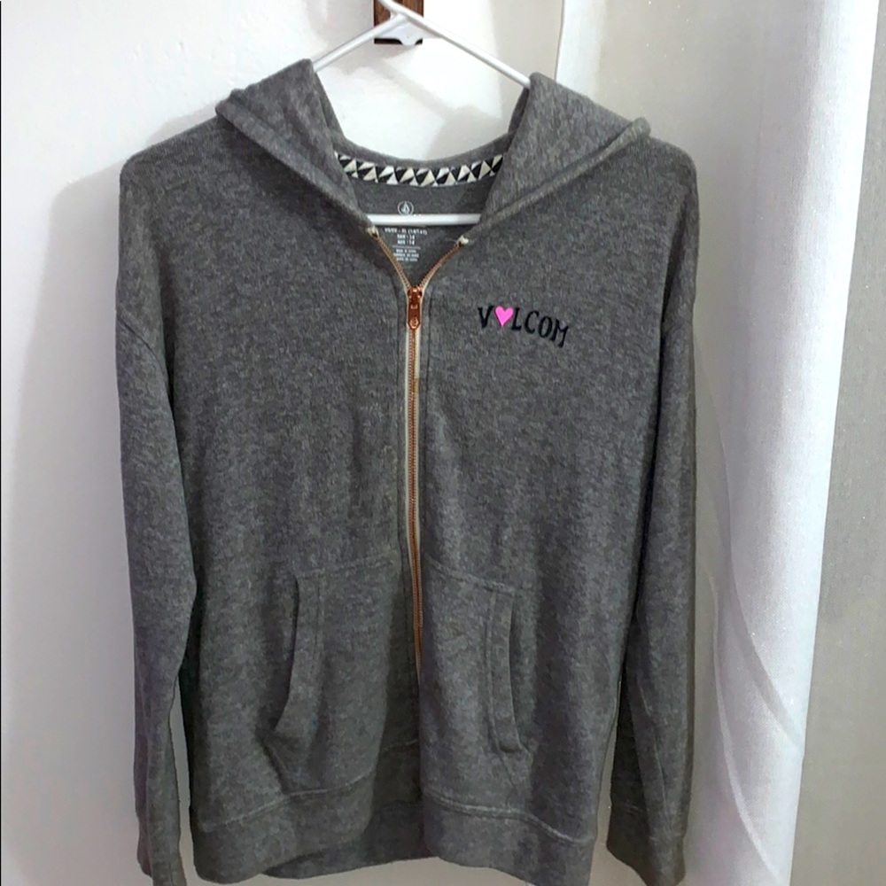 Volcom zip up hoodie